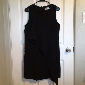 Eliza J Black Ruffle Dress